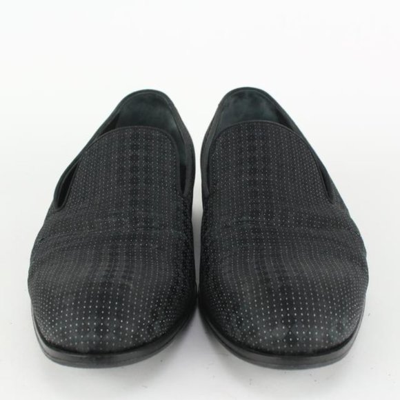 Louis Vuitton Mens US 9 Black Damier Sparkle Slip On Loafer Dress Shoe 1LV3L17 main image 5